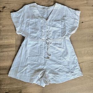 Madewell White Kids One Piece Bodysuit